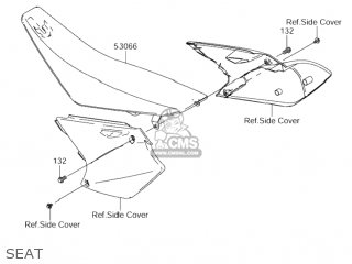 SEAT - RM-Z250 2005 (K5) USA (E03) RMZ250 RM Z250