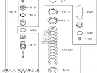 SHOCK ABSORBER - RM-Z250 2005 (K5) USA (E03) RMZ250 RM Z250