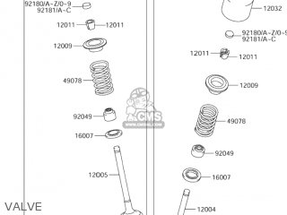 VALVE - RM-Z250 2005 (K5) USA (E03) RMZ250 RM Z250