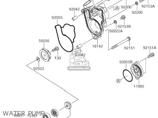WATER PUMP - RM-Z250 2005 (K5) USA (E03) RMZ250 RM Z250