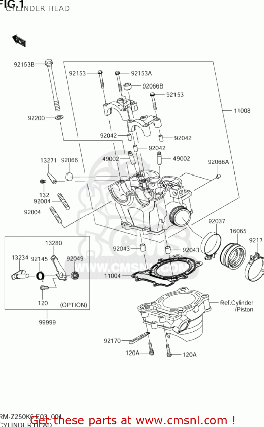 Details about   SUZUKI RMZ250 2010–2013 Top End Head Base Gasket Kit Engine Motor
