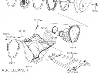 AIR CLEANER - RM-Z250 2006 (K6) USA (E03) RMZ250 RM Z250