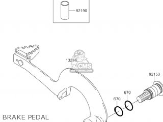 BRAKE PEDAL - RM-Z250 2006 (K6) USA (E03) RMZ250 RM Z250