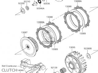 CLUTCH - RM-Z250 2006 (K6) USA (E03) RMZ250 RM Z250
