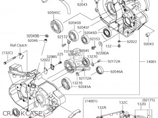 CRANKCASE - RM-Z250 2006 (K6) USA (E03) RMZ250 RM Z250