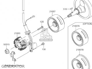 GENERATOR - RM-Z250 2006 (K6) USA (E03) RMZ250 RM Z250