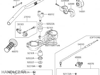 HANDLEBAR - RM-Z250 2006 (K6) USA (E03) RMZ250 RM Z250
