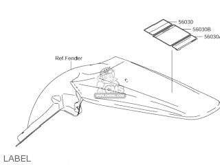 LABEL - RM-Z250 2006 (K6) USA (E03) RMZ250 RM Z250