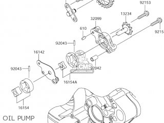 OIL PUMP - RM-Z250 2006 (K6) USA (E03) RMZ250 RM Z250