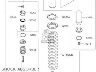 SHOCK ABSORBER - RM-Z250 2006 (K6) USA (E03) RMZ250 RM Z250