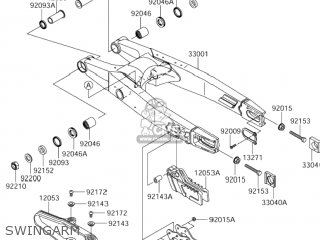 SWINGARM - RM-Z250 2006 (K6) USA (E03) RMZ250 RM Z250