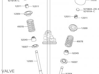 VALVE - RM-Z250 2006 (K6) USA (E03) RMZ250 RM Z250