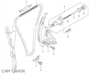 CAM CHAIN - RM-Z250 2007 (K7) USA (E03) RMZ250 RM Z250
