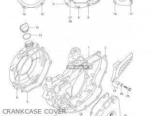 CRANKCASE COVER - RM-Z250 2007 (K7) USA (E03) RMZ250 RM Z250