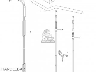 HANDLEBAR - RM-Z250 2007 (K7) USA (E03) RMZ250 RM Z250