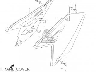 FRAME COVER - RM-Z250 2008 (K8) USA (E03) RMZ250 RM Z250