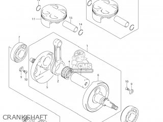 CRANKSHAFT - RM-Z250 2009 (K9) USA (E03) RMZ250 RM Z250