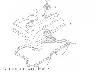 CYLINDER HEAD COVER - RM-Z250 2009 (K9) USA (E03) RMZ250 RM Z250