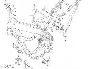 FRAME - RM-Z250 2009 (K9) USA (E03) RMZ250 RM Z250