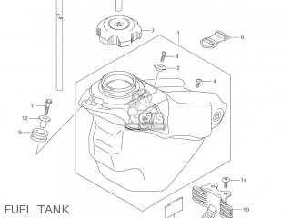 FUEL TANK - RM-Z250 2009 (K9) USA (E03) RMZ250 RM Z250