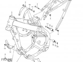 FRAME - RM-Z250 2010 (L0) USA (E03) RMZ250 RM Z250