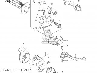 HANDLE LEVER - RM-Z250 2010 (L0) USA (E03) RMZ250 RM Z250
