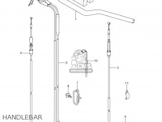 HANDLEBAR - RM-Z250 2010 (L0) USA (E03) RMZ250 RM Z250