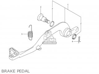 BRAKE PEDAL - RM-Z250 2011 (L1) USA (E03) RMZ250 RM Z250