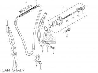 CAM CHAIN - RM-Z250 2011 (L1) USA (E03) RMZ250 RM Z250