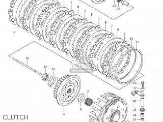 CLUTCH - RM-Z250 2011 (L1) USA (E03) RMZ250 RM Z250