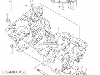 CRANKCASE - RM-Z250 2011 (L1) USA (E03) RMZ250 RM Z250