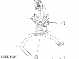 FUEL PUMP - RM-Z250 2011 (L1) USA (E03) RMZ250 RM Z250