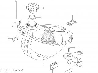 FUEL TANK - RM-Z250 2011 (L1) USA (E03) RMZ250 RM Z250