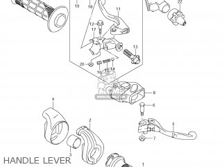 HANDLE LEVER - RM-Z250 2011 (L1) USA (E03) RMZ250 RM Z250