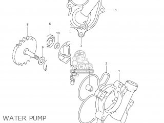 WATER PUMP - RM-Z250 2011 (L1) USA (E03) RMZ250 RM Z250