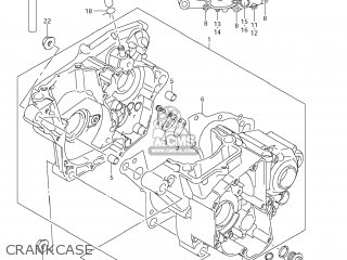 CRANKCASE - RM-Z250 2012 (L2) USA (E03) RMZ250 RM Z250