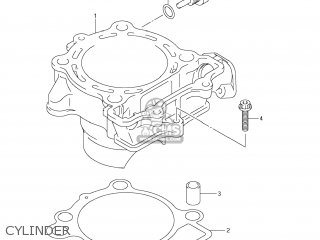 CYLINDER - RM-Z250 2012 (L2) USA (E03) RMZ250 RM Z250