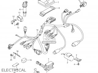 ELECTRICAL - RM-Z250 2012 (L2) USA (E03) RMZ250 RM Z250