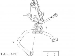 FUEL PUMP - RM-Z250 2012 (L2) USA (E03) RMZ250 RM Z250
