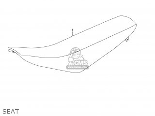 SEAT - RM-Z250 2012 (L2) USA (E03) RMZ250 RM Z250