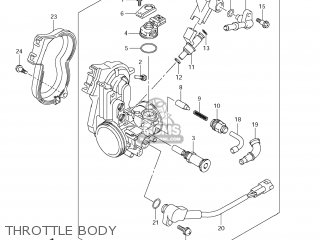 THROTTLE BODY - RM-Z250 2012 (L2) USA (E03) RMZ250 RM Z250