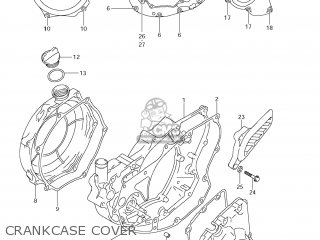 CRANKCASE COVER - RM-Z250 2013 (L3) USA (E03) RMZ250 RM Z250
