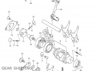 GEAR SHIFTING - RM-Z250 2013 (L3) USA (E03) RMZ250 RM Z250