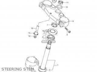 STEERING STEM - RM-Z250 2013 (L3) USA (E03) RMZ250 RM Z250