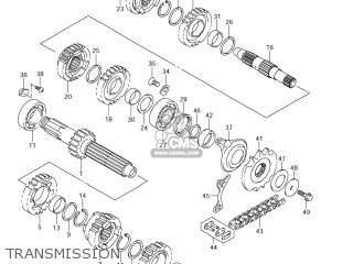 TRANSMISSION - RM-Z250 2013 (L3) USA (E03) RMZ250 RM Z250