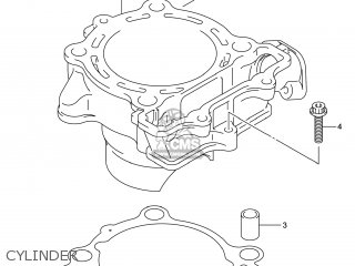CYLINDER - RM-Z250 2014 (L4) USA (E03) RMZ250 RM Z250