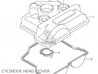 CYLINDER HEAD COVER - RM-Z250 2014 (L4) USA (E03) RMZ250 RM Z250