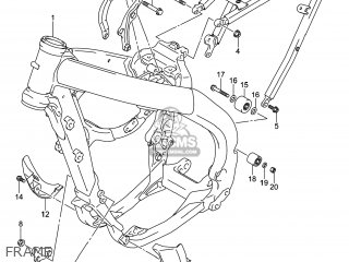 FRAME - RM-Z250 2014 (L4) USA (E03) RMZ250 RM Z250