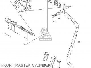 FRONT MASTER CYLINDER - RM-Z250 2014 (L4) USA (E03) RMZ250 RM Z250