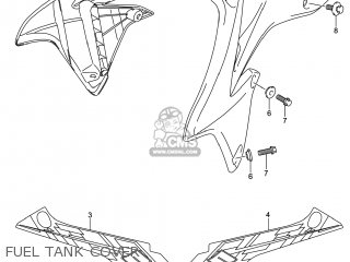 FUEL TANK COVER - RM-Z250 2014 (L4) USA (E03) RMZ250 RM Z250